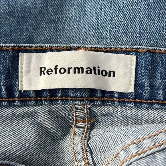 Reformation Julia High Rise Cigarette Straight Leg Women's Jeans in Antigua size - Picture 5 of 7